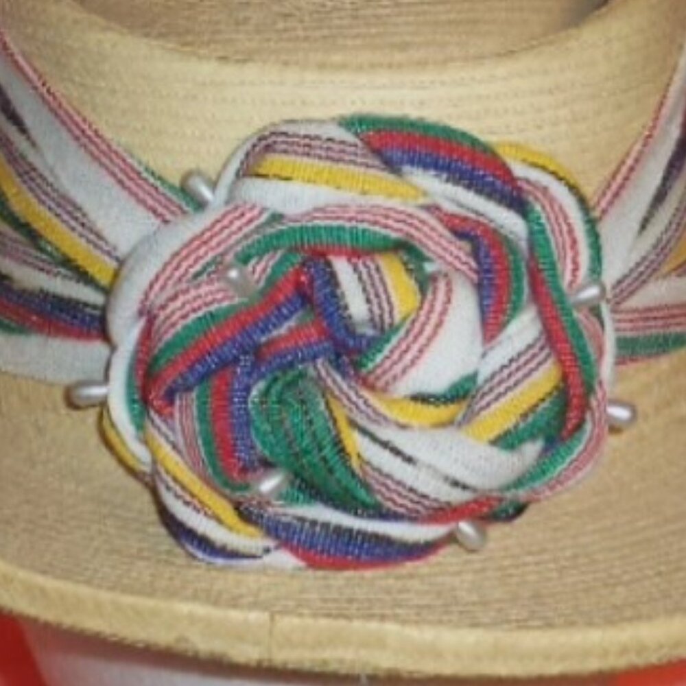 LA GIRALDA PANAMA WIDE BRIM HAT-MADE 100% PALM LEAVES-NEW - Picture 6 of 6